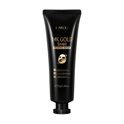 Gold Foil Snail Tear-Off Mask - Hydrating